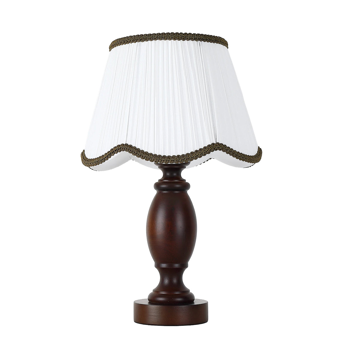 15 inch rubberwood  Bedside Lamp Solid Wood Fabric Table Lamp For Bedroom Wooden Desk Lamp Bedside Night Light with Cylinder Lamp Shade Home Decor Creative Atmosphere Light Decoration