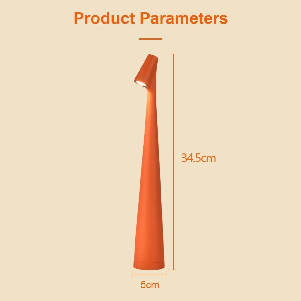 USB Eye Protection Night Light Touch Switch Desktop Atmosphere Light with Long Battery Life for Bedroom Travel Essential