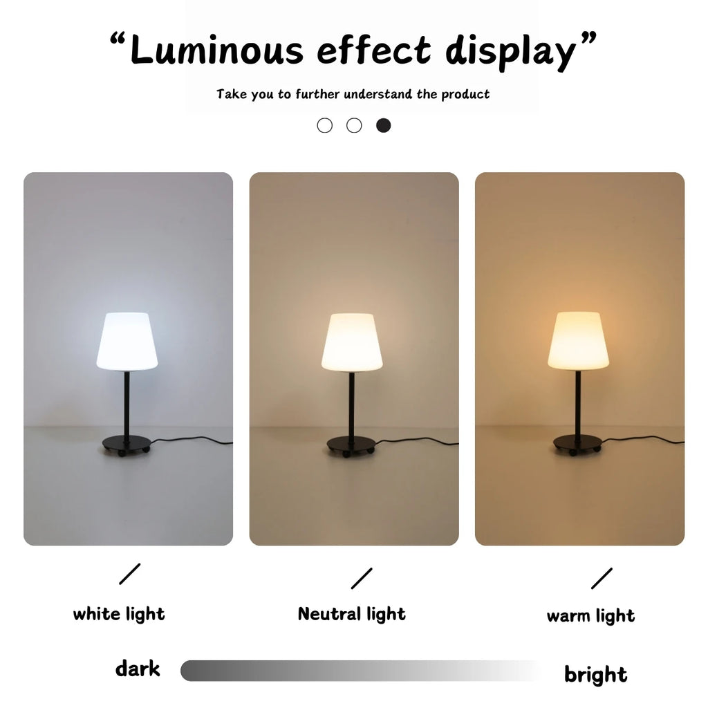 Creative Cream Style Desk Lamp, USB Powered Tri Color Ambient Light Suitable for Bedrooms, Study Rooms, Living Rooms, Etc