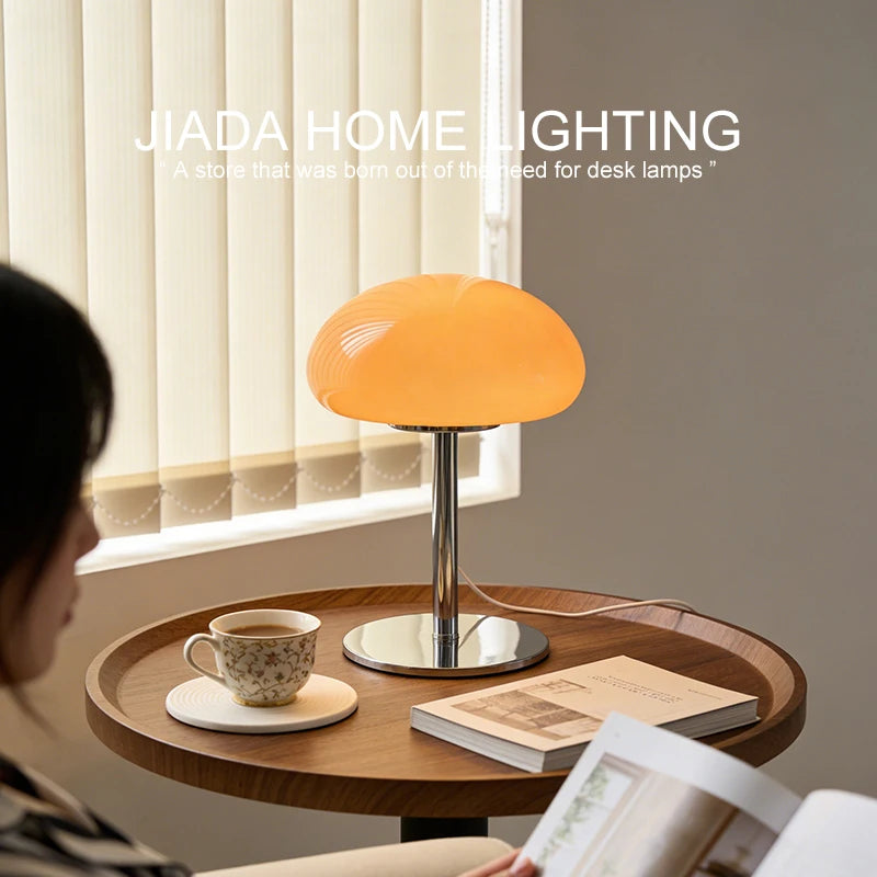 Cream-yellow Cloud Art Table Lamp, Warm Bedroom Bedside Lamp, Study Room, Ins, High-Value Decorative Table Lamp