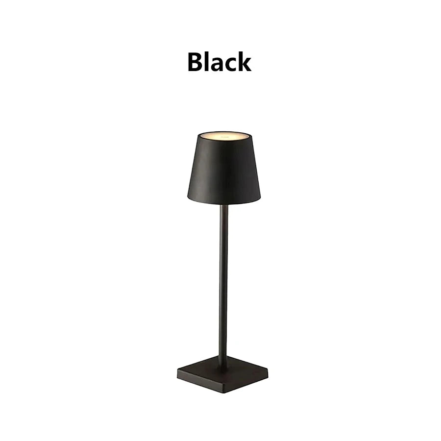 LED Night Light Rechargeable Table Lamp Wireless Touch Sensor Bedroom Bedside Lamps Dining Table Night Lights Room Decoration