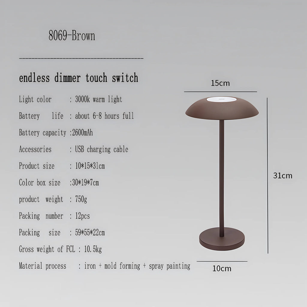 Amazon the Same Light Luxury Decorative Table Lamp Decoration Dimming Touch Atmosphere Charging Table Lamp Bedroom Bedside Night