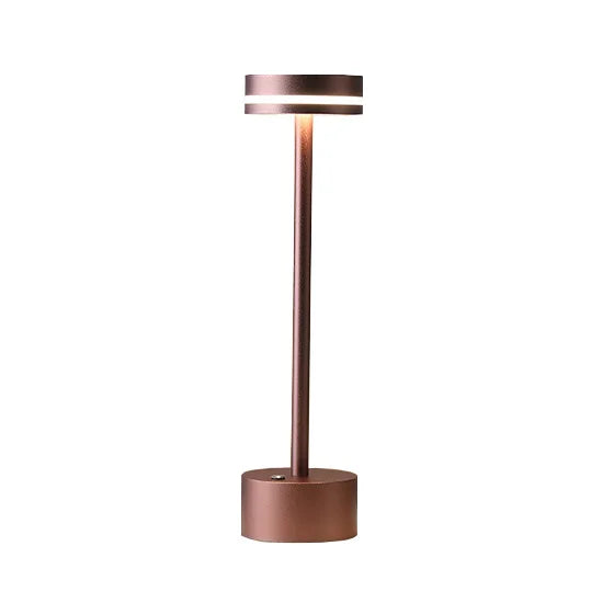 Touch Switch Table Lamp Rechargeable Wireless Desk Lamp Restaurant Bar Desktop Mood Lighting Night Light LED Bedside Decorative