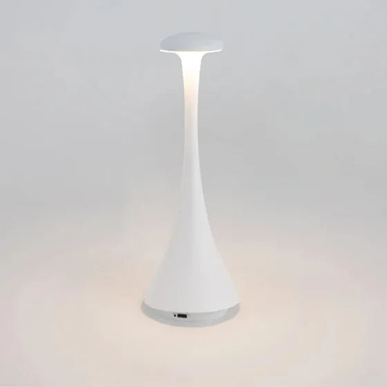 GGbingo Mushroom Table Lamp Rechargeable Wireless Touch Lamp Creative Desk Lamp USB-C Desk Lamp Bedroom Atmosphere Light
