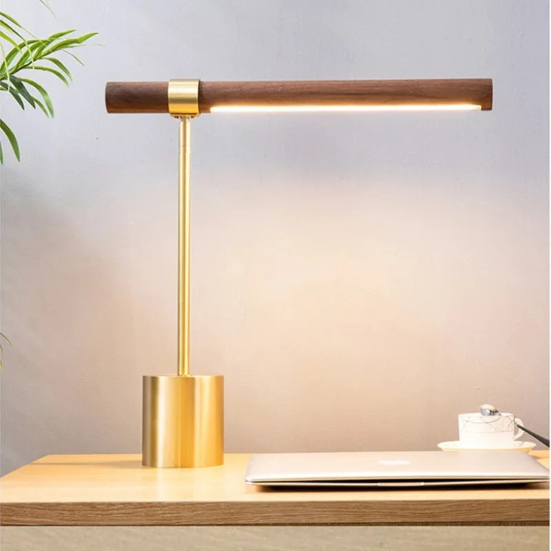 Italy Designer Linear Wood LED Table Lamp Modern Minimalist Style for Living Room Decoration Bedside Vertical Loft Floor Lamp