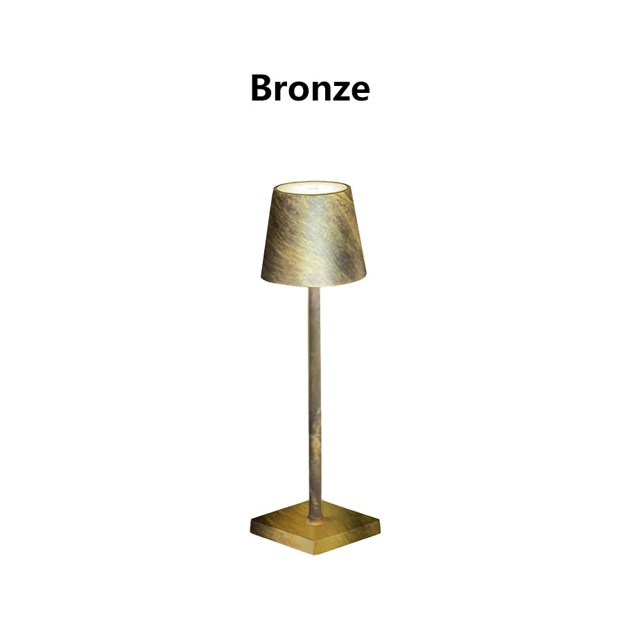 LED Night Light Rechargeable Table Lamp Wireless Touch Sensor Bedroom Bedside Lamps Dining Table Night Lights Room Decoration